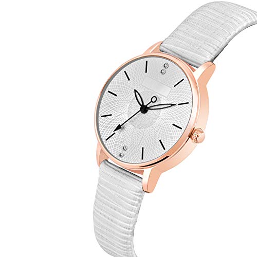 CLOUDWOOD Analog Ladies Wrist Watches Combo Set of Watch for Women Girls (Black and White Colored Dial Strap) -MT312-13 - Image 3