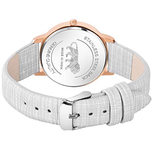 CLOUDWOOD Analog Ladies Wrist Watches Combo Set of Watch for Women Girls (Black and White Colored Dial Strap) -MT312-13 - Image 5