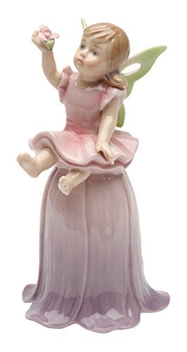 COSMOS StealStreet SS-CG-20820 Painted Sitting Little Fairy Girl on Purple Tulip Figurine,2 3/8" x 2 1/2" x 4 1/2" H - Image 4