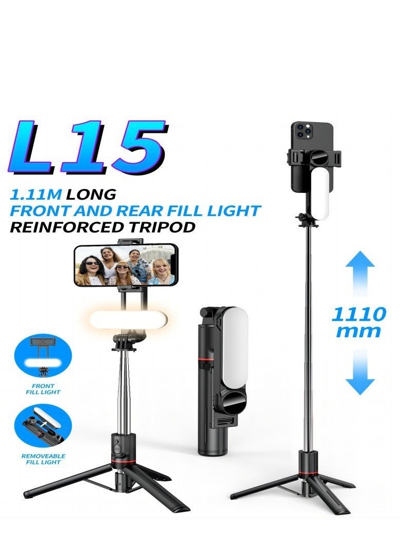 Versatile L15 Selfie Stick Tripod for Photos & Videos - Image 1
