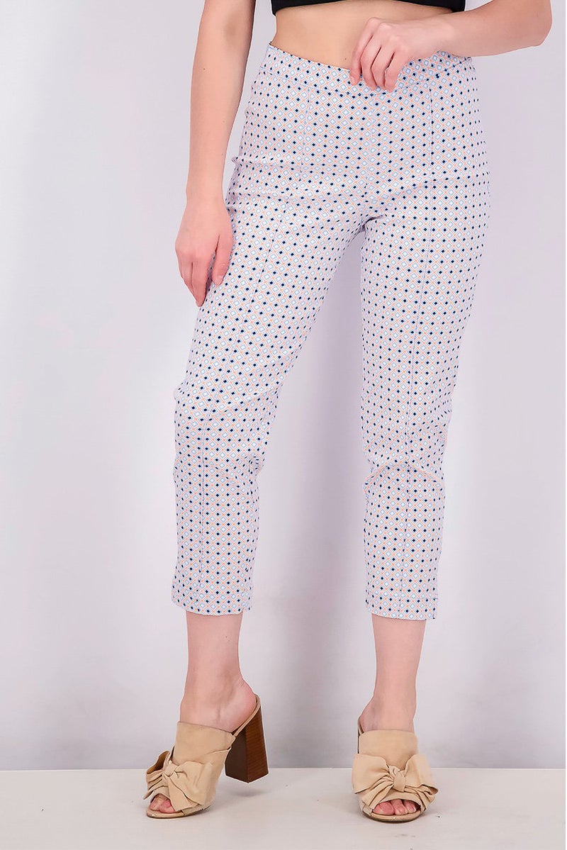 Tchibo سروال نسائي قصير مرن، متعدد الألوان - Image 1