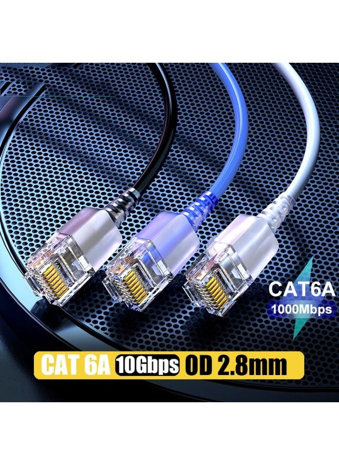 BURAQ - SAMZHE Cat6A Ethernet Cable UTP Network Patch Cable 1.5m(White) - Image 1