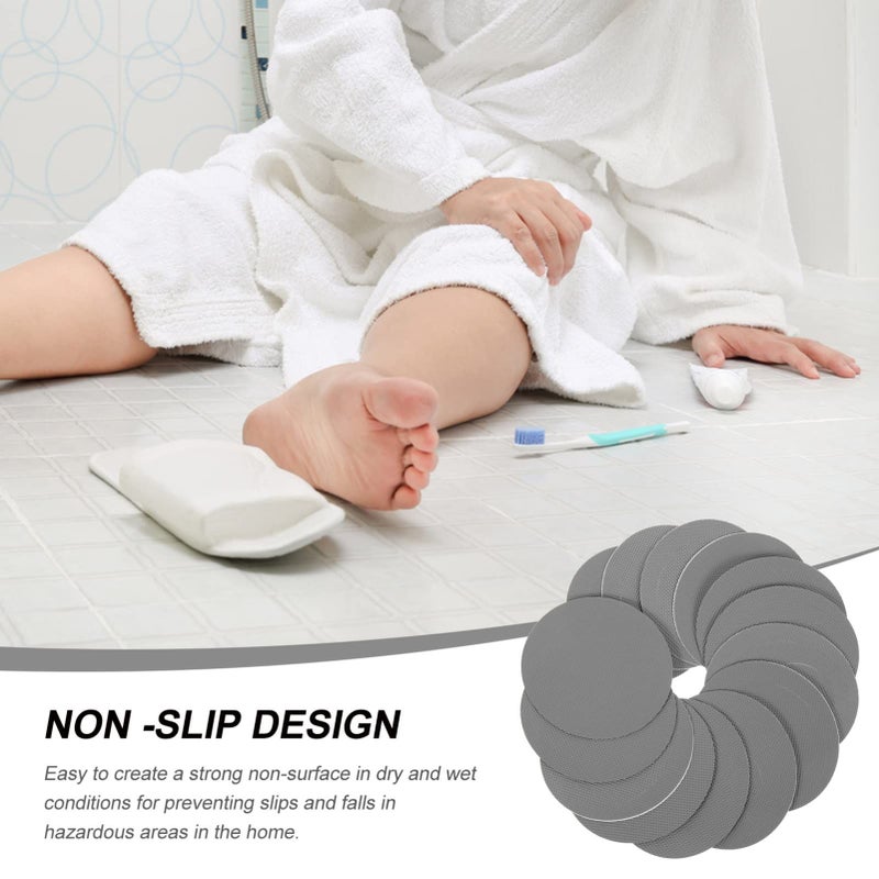 Ciieeo 60 Pcs PEVA Bathroom Non Slip Stickers Bathtub Decals Easy Apply - Image 5
