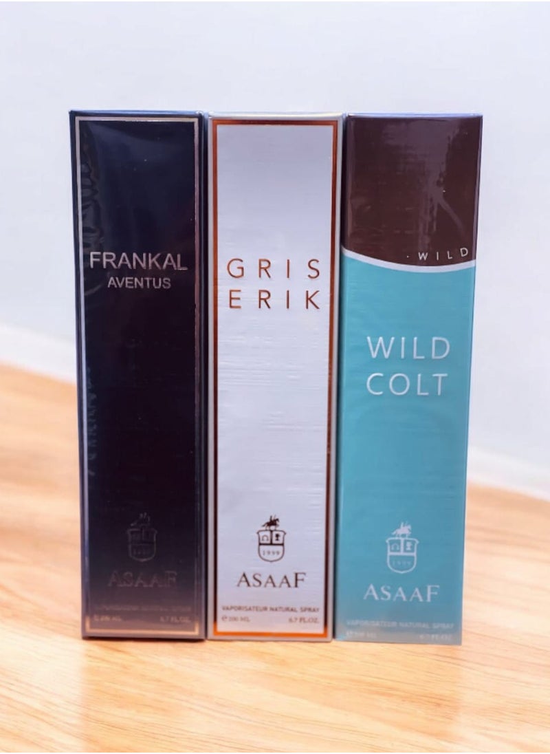 ASAAF Asaaf Group 3*200 ml EDP  - Image 1