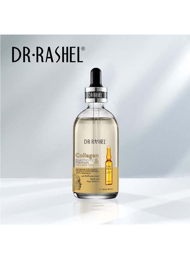 DR. RASHEL Collagen Elasticity & Firming Primer Serum Gold/Black 100ml - Image 2
