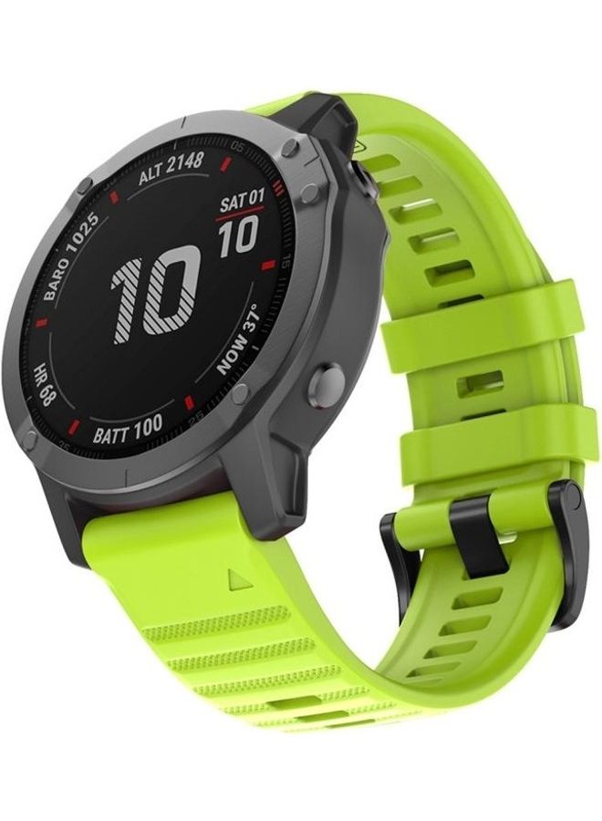 NIBEMINENT Replacement Strap Band for Garmin Fenix 6X 26mm Smartwatch Green - Image 1