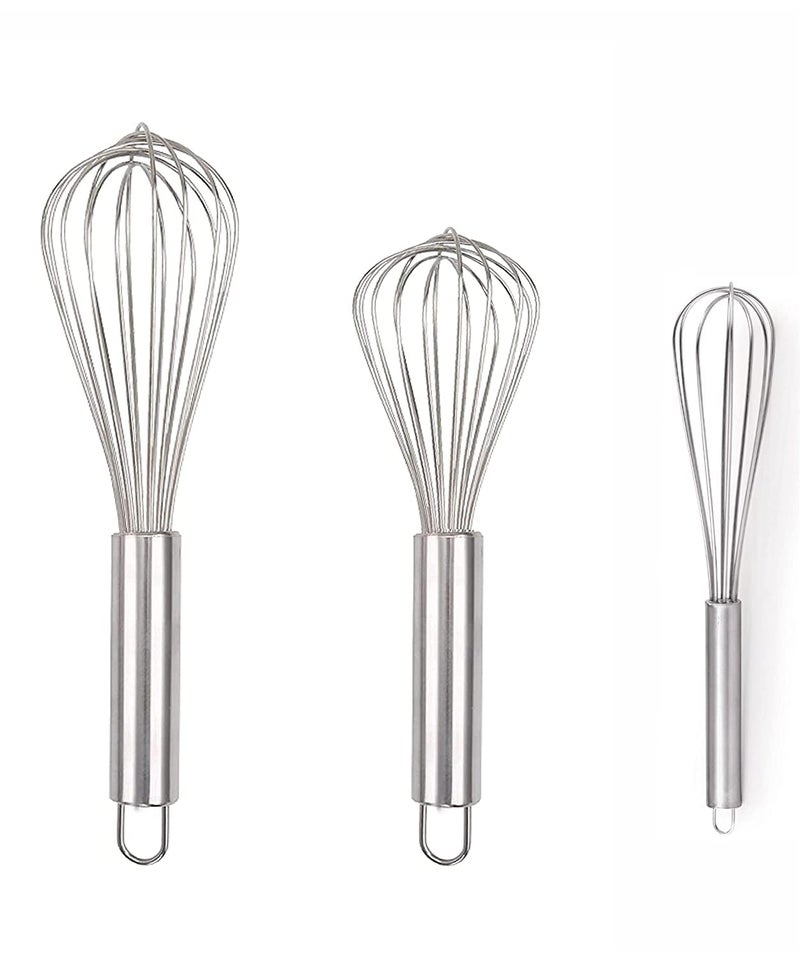 Sba Prime Stainless Steel Balloon Whisk Pack of 3 - Image 1