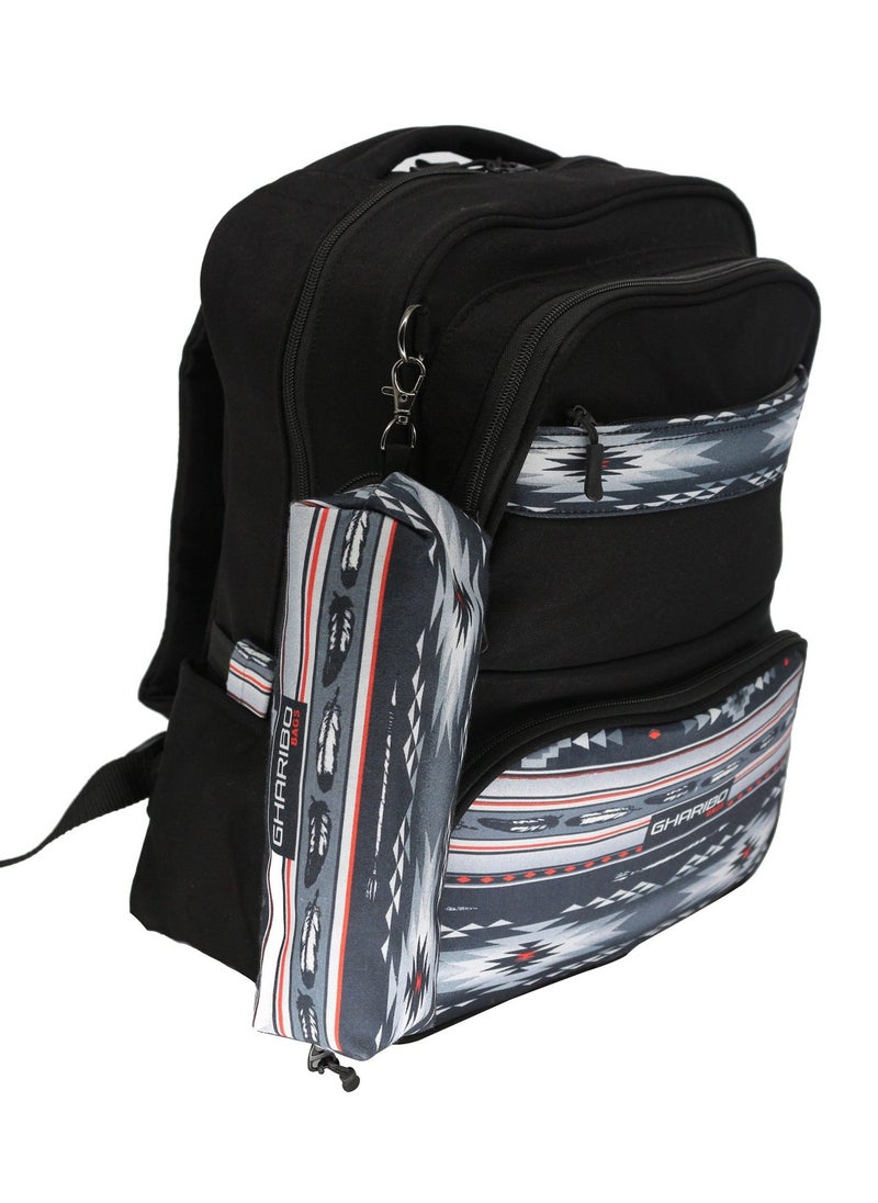 Gharibo Bags - School backpack model 15 feathers - Image 1