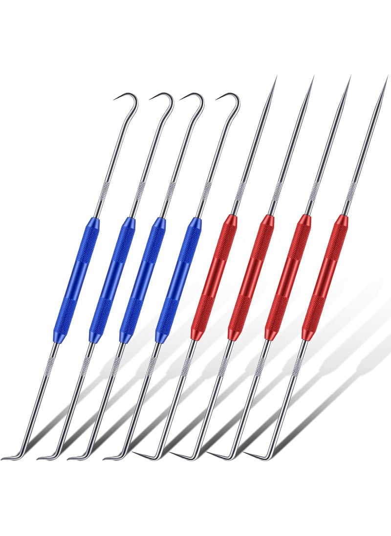 Zhehao Zhehao 4 Pcs Double Pointed Scriber 83 Inch Metal Scribe Tool Hook and Pick Tool Set Straight 45 Degree 90 Degree Tip Marking Tool for Machinists Technicians or Craftsmen  - Image 1