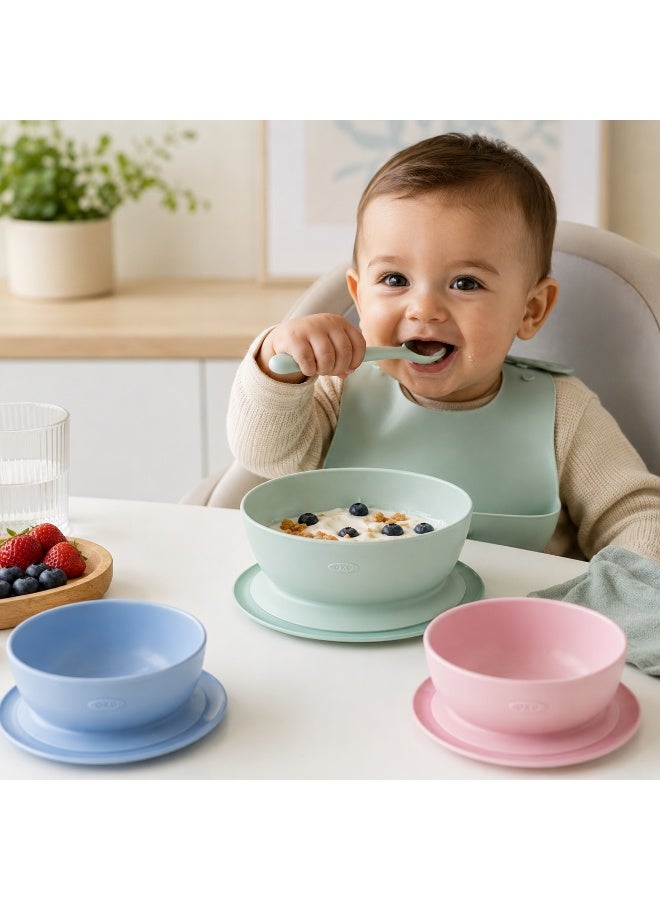Oxo Tot Stick & Stay Suction Bowl - Gray - Image 2