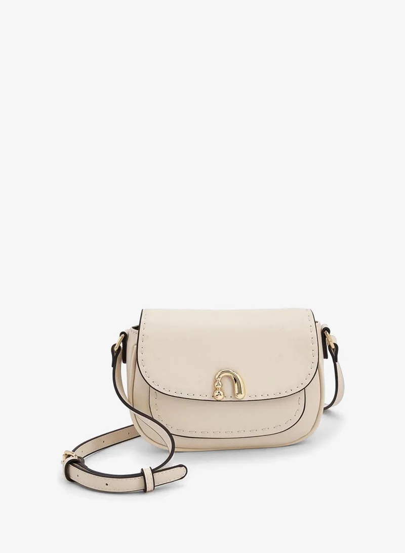 Paprika Solid Crossbody Bag With Adjustable Strap