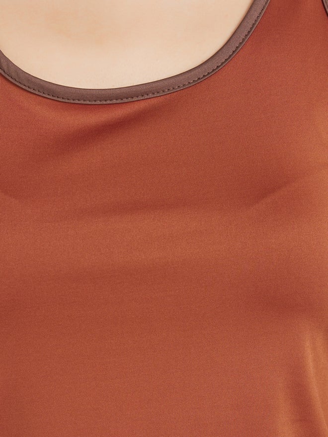Take Two Take Two Contrast Trim Sleeveless Cami T-Shirt  - Image 4