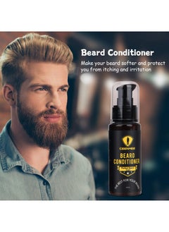 Ceenwes Upgraded Beard Grooming Kit With Beard Conditionerbeard Oilbeard Brushbeard Combbeard Balmbeard & Mustache Scissors Storage Bagtrimming Kit For Men Care Perfect Christmas Gifts  - Image 2