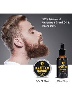 Ceenwes Upgraded Beard Grooming Kit With Beard Conditionerbeard Oilbeard Brushbeard Combbeard Balmbeard & Mustache Scissors Storage Bagtrimming Kit For Men Care Perfect Christmas Gifts  - Image 4