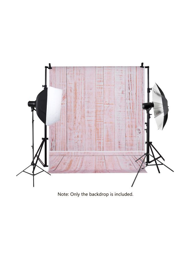 NIBEMINENT Photography Backdrop 7feet Pink/White - Image 3