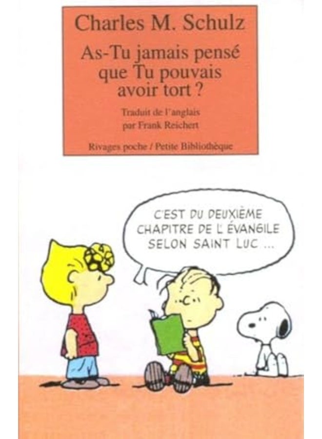 Astu Jamais Pens Que Tu Pouvais Avoir Tort