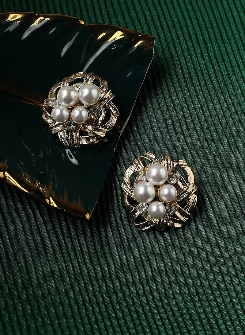 SOHI Twilight Trellis Artificial Stud Earring Jewellery