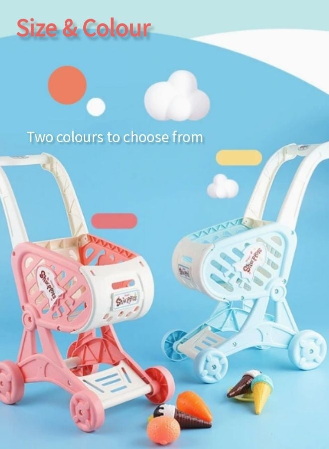 Vixplorn Baby shopping trolley, baby's first ‘mini-mart’, play and learn, unlock the little life, easy to install, parent-child interaction. - Image 5