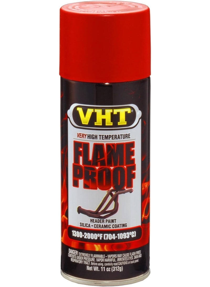 VHT طلاء مقاوم للنيران VHT أحمر مسطح عالي الحرارة جداً - Image 1