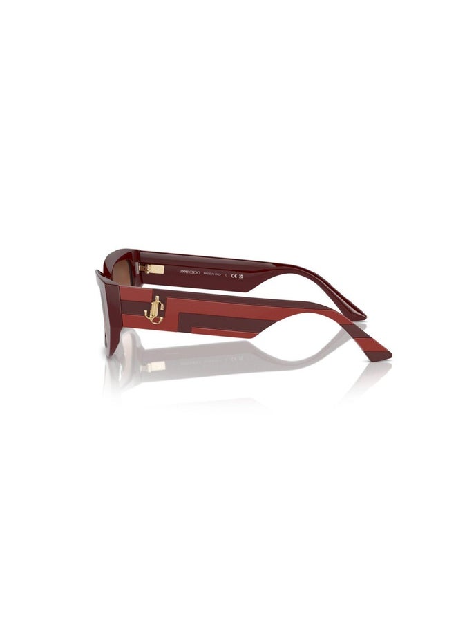 Jimmy Choo Woman PILLOW  SUNGLASSES- JC 5017 - lense size:55mm - RED  - Image 3