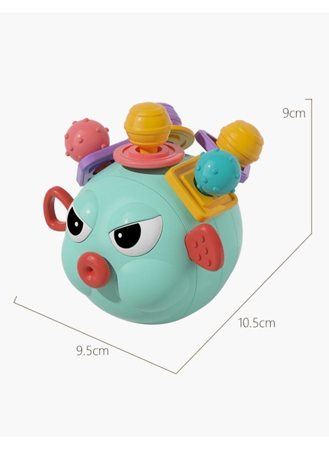 DB Innov. Montessori Baby Sensory Toy, Baby Teething Rattle, Grasp Ball, Soft Chewable Sensory Early Educational Toy for Newborn Infants 0-12 Months - Image 2