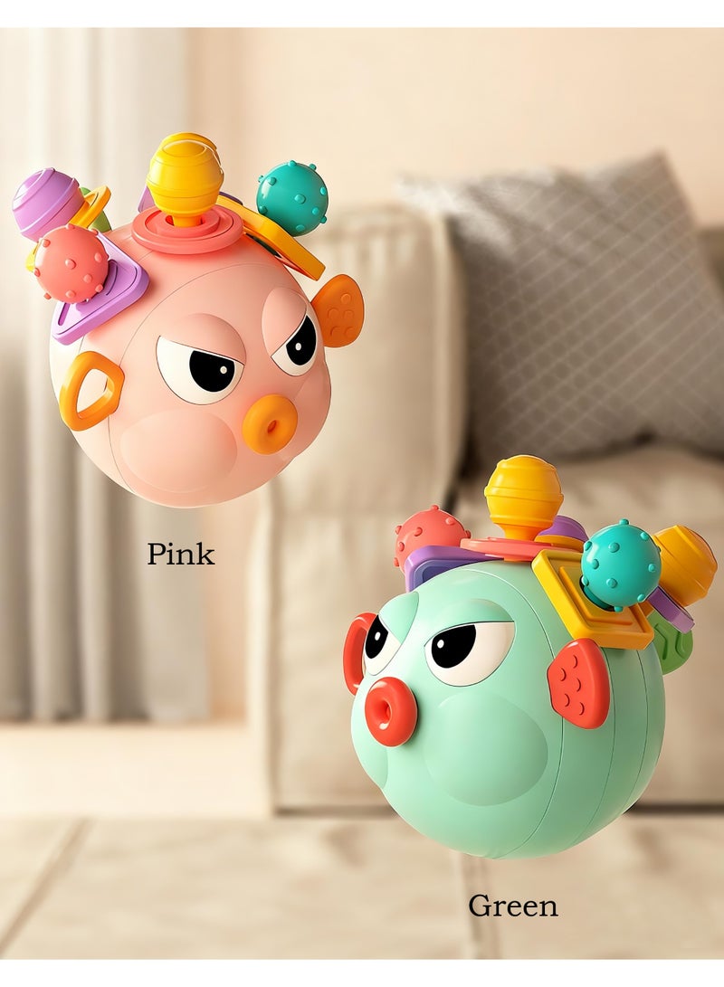 DB Innov. Montessori Baby Sensory Toy, Baby Teething Rattle, Grasp Ball, Soft Chewable Sensory Early Educational Toy for Newborn Infants 0-12 Months - Image 5