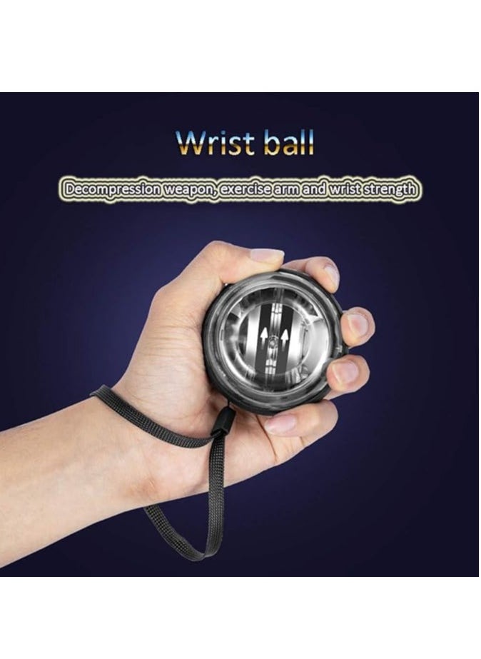 Generic Gyroscopic Powerball Autostart Range Gyro Power Wrist Ball Arm Hand Muscle Force Trainer Fitness Equipment Decompression Toy  - Image 2