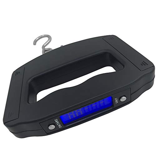 AFUNTA 50Kg 10g Luggage Weight Scale, LCD Luggage Scale Travel Digital, Fish Scale, Home Electronic Portable Hanging Weight Hook Travel Luggage Scale - Image 3