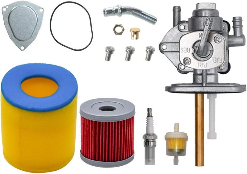 ENGICARB LTZ400 Carburetor Kit for Suzuki Quadsport LT-Z 400 (2003-2007) with Air Filter and Fuel Petcock Valve - Image 2