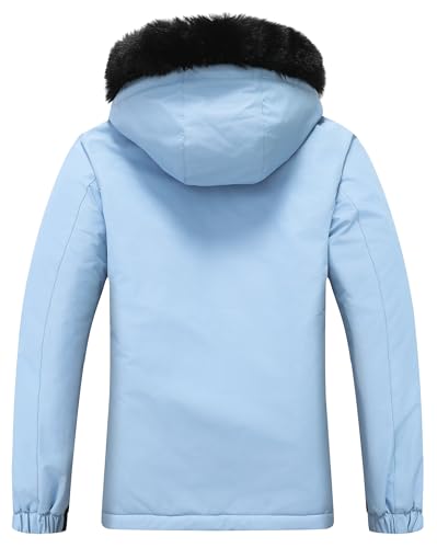 MOERDENG Women's Waterproof Snow Ski Jacket Warm Winter Coat Insulated Snowboarding Jacket Softshell Hiking Jacket - Image 3