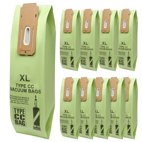 10 Pack Replacement Type CC Vacuum Bags for Oreck XL XL2 XL7 XL21 Upright Vacuum CleanerPart  CCPK8 CCPK8OH CCPK8DW AK1CC6A