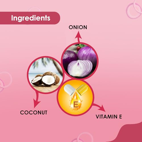 Newish Pure Red Onion Hair Oil for Hair Growth & Scalp Nourishment | 100% Natural, Cold-Pressed & Non-Sticky Hair Oil for Men & Women – 100ml (Pack of 2) - Image 2