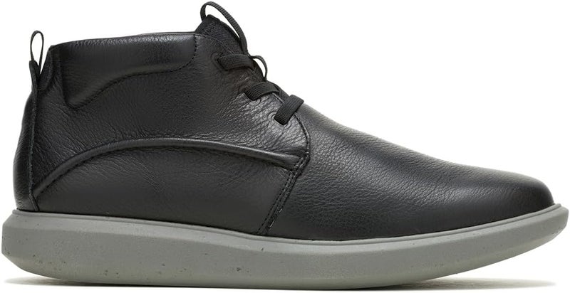HUSH PUPPIES NILES CHUKKA Boots for Men - Black Leather with Eco-Friendly Features - Image 2