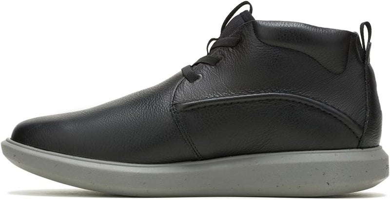 HUSH PUPPIES NILES CHUKKA Boots for Men - Black Leather with Eco-Friendly Features - Image 3
