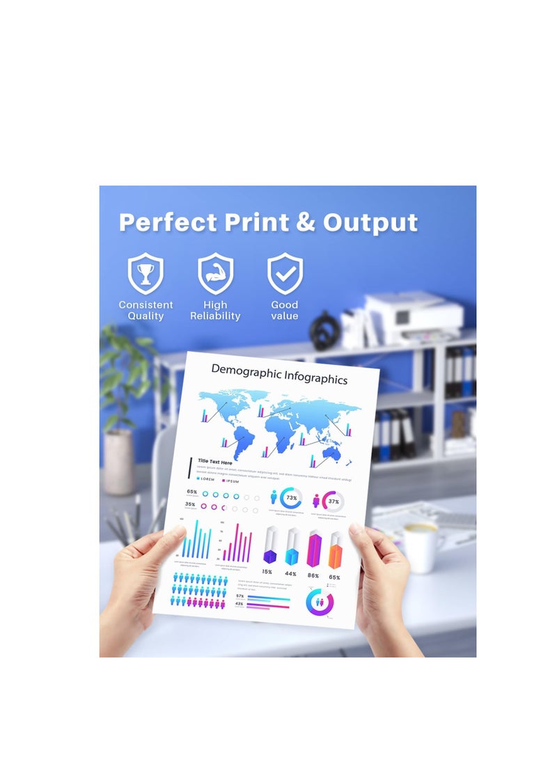 Terabyte 953 XL 4 Pack with Chip Ink Cartridge Is Compatible Printers Ink HP OfficeJet Pro 7720, 7730, 7740, 8210, 8720, 8730 (Black Cyan Yellow Magenta) - Image 3