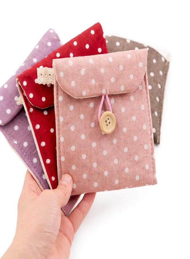 Newvent® 2Pcs Sanitary Pad Pouch for Women - Portable Menstrual Pad Storage Bag with Button Closure, Discreet Travel Case for Handbag, Office, School & Travel (Multicolour) - Image 1