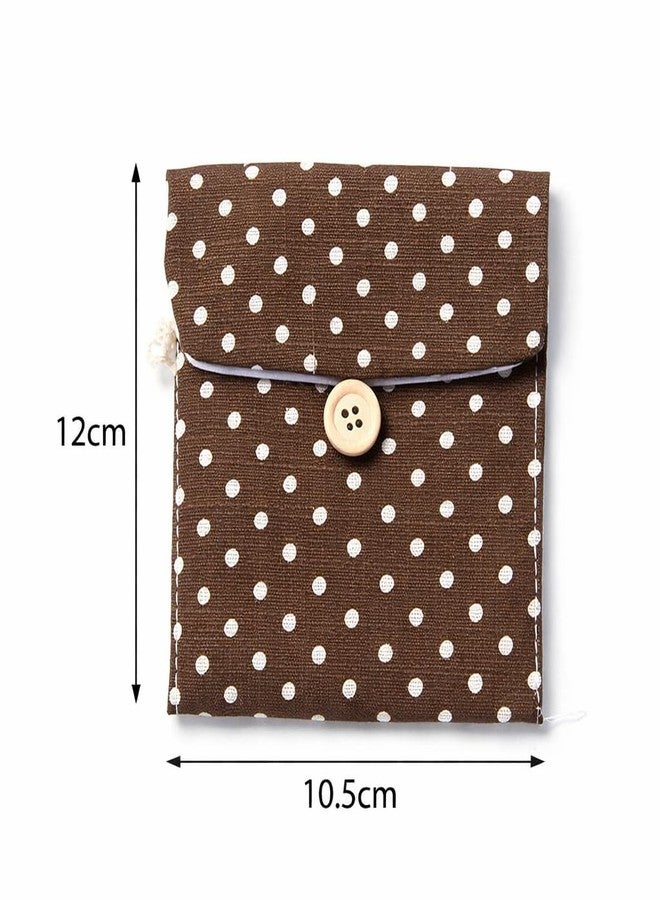 Newvent® 2Pcs Sanitary Pad Pouch for Women - Portable Menstrual Pad Storage Bag with Button Closure, Discreet Travel Case for Handbag, Office, School & Travel (Multicolour) - Image 2