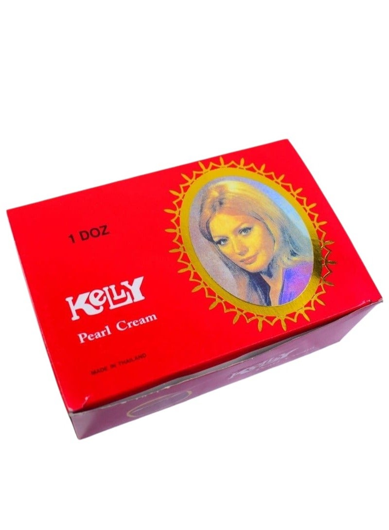 كيلي 12قطع من كريم لؤلؤي للتفتيح البشرة 5جرام
