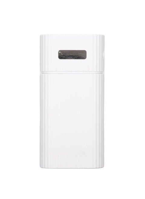 DIY Mobile Power Bank Case H02B 21700 Battery Charger 2 Batteries Box TYPE C Micro Input Fast ChargingWhite