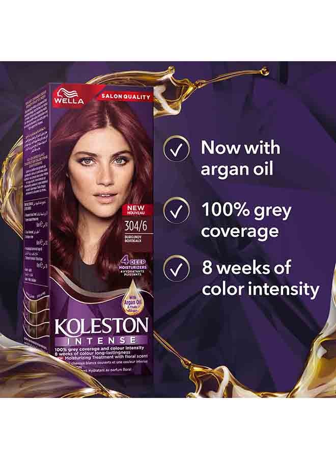 WELLA Koleston Intense Hair Color 304/6 Burgundy - Image 5