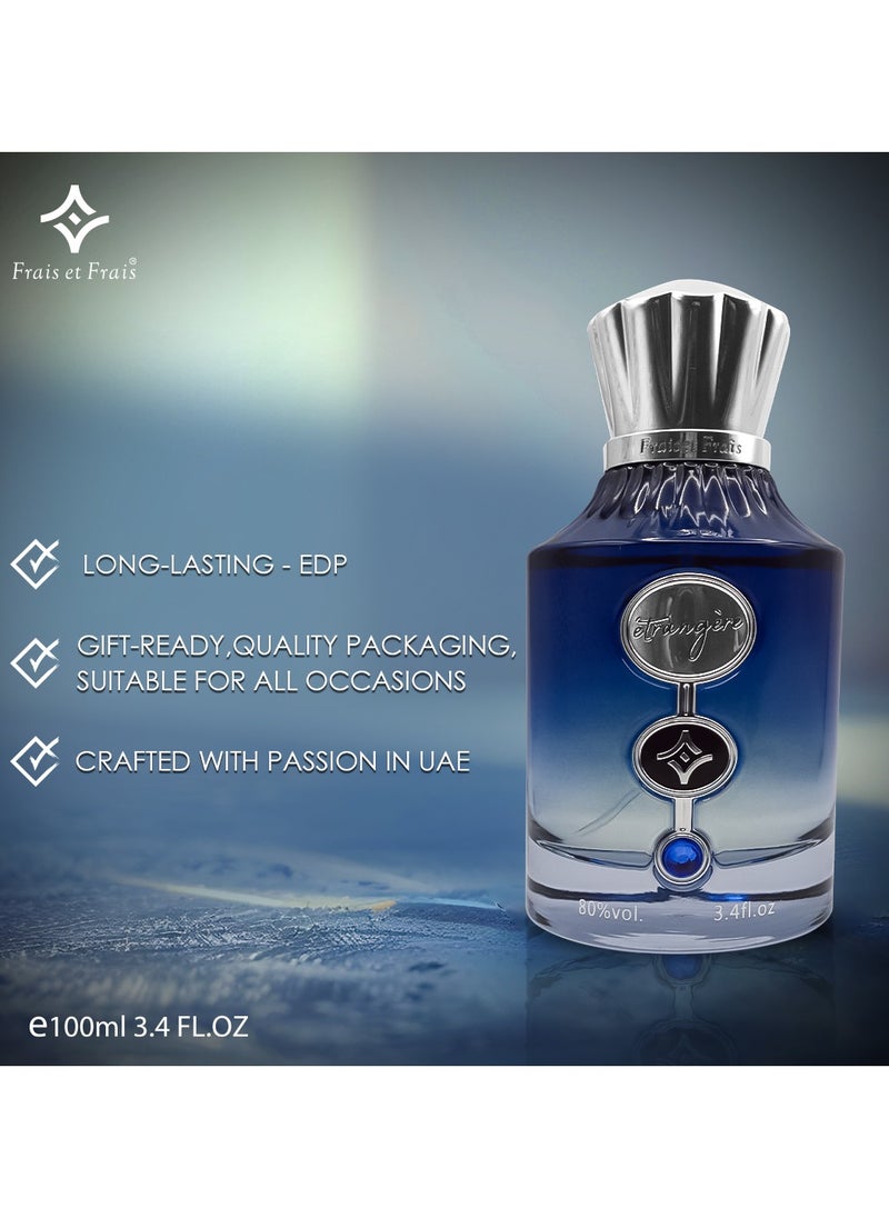 Frais Et Frais - Frais Et Frais ETRANGER  PERFUME 100ml  - EDP - For Him - Image 1