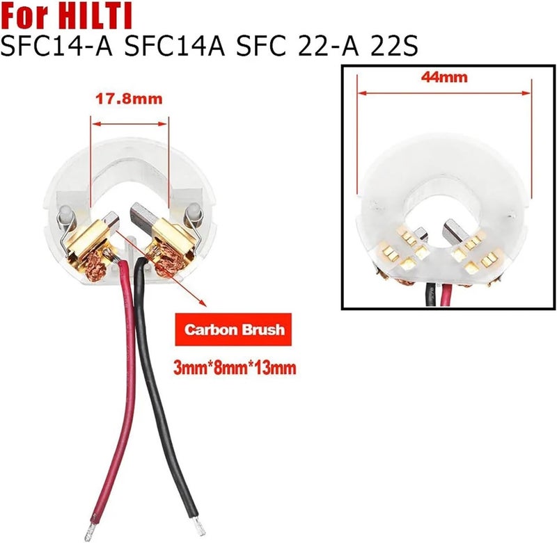 Wivplex Replacement Carbon Brush Holder for HILTI Tools - Image 3