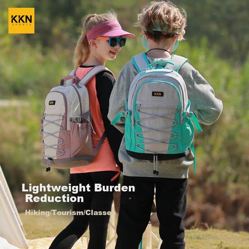 JD Jing Zao KKN Kids Outdoor Lightweight Backpack Waterproof Large Capacity Hiking Travel School Bag for Boys and Girls - Image 1