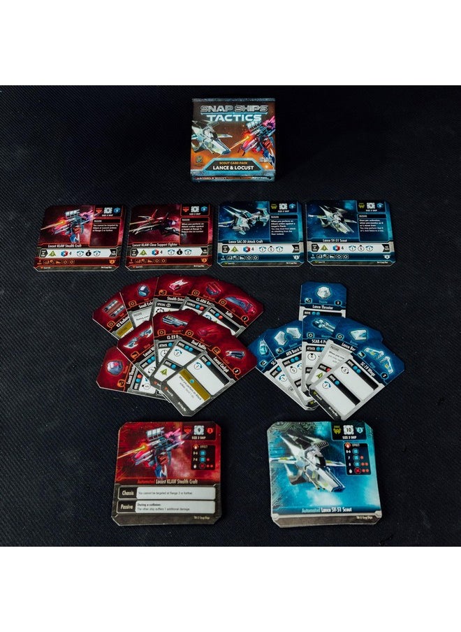 SNAP SHIPS Scout Ships Card Pack for Tactics Constructible Miniatures Game  - Image 3