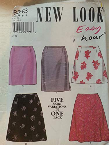 New Look Sewing Pattern 6843 Misses Skirts, Size A (8-10-12-14-16-18) - Image 2