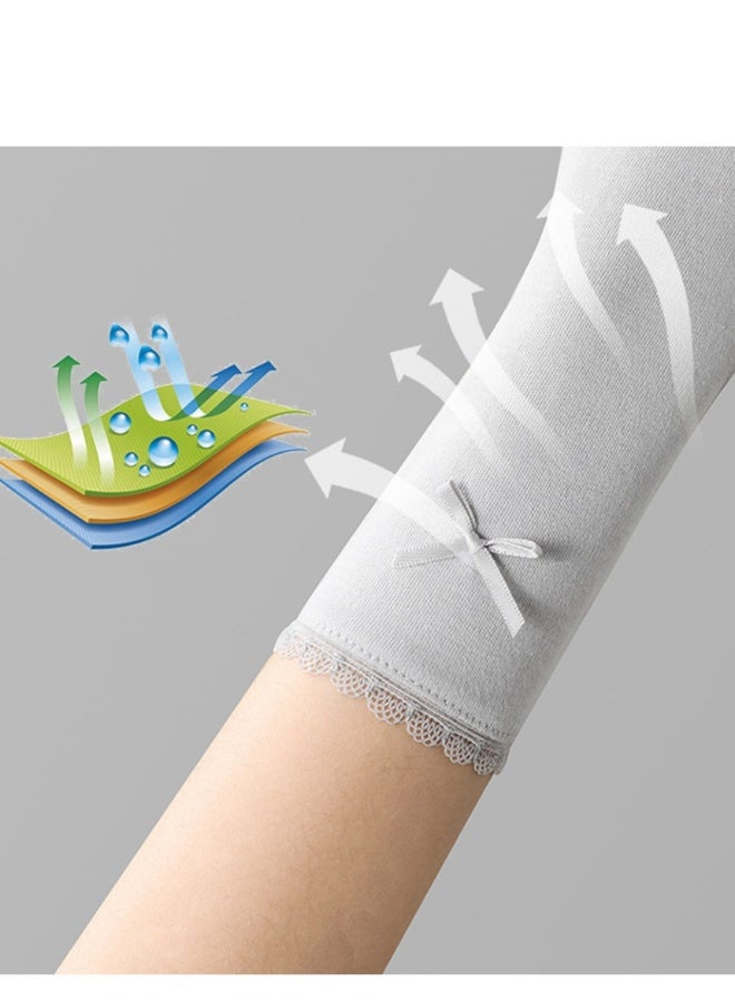 NIBEMINENT Women's Driving Gloves Anti-UV Anti-Slip Breathable Gloves Purple - Image 3