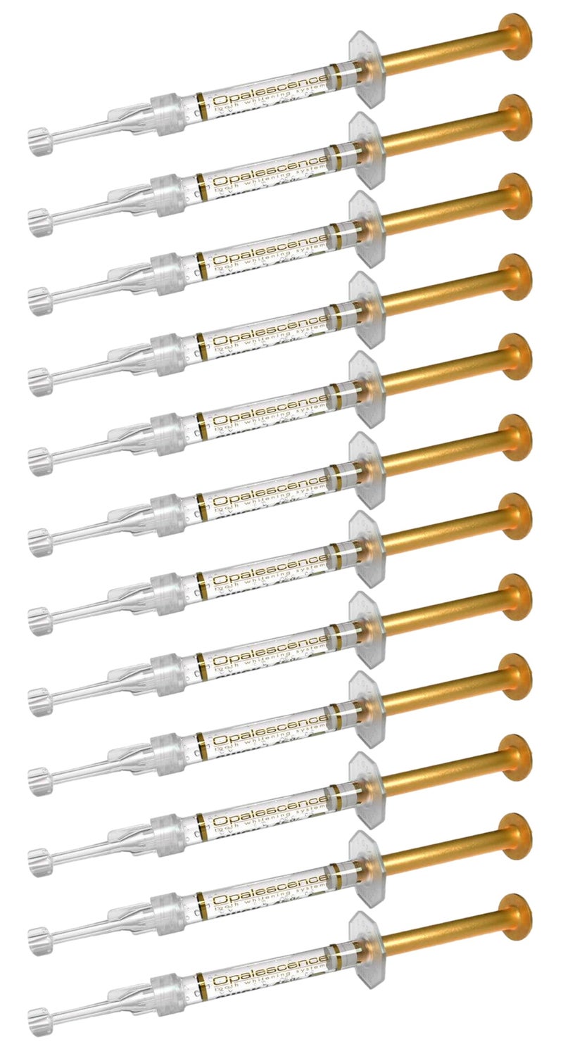Opalescence 45% Syringes Teeth Whitening Gel - with PF - (12 Syringes) Refill Kit Carbamide Peroxide. Made by Ultradent, in Mint Flavor. Tooth Whitening 5359-6 - Image 1