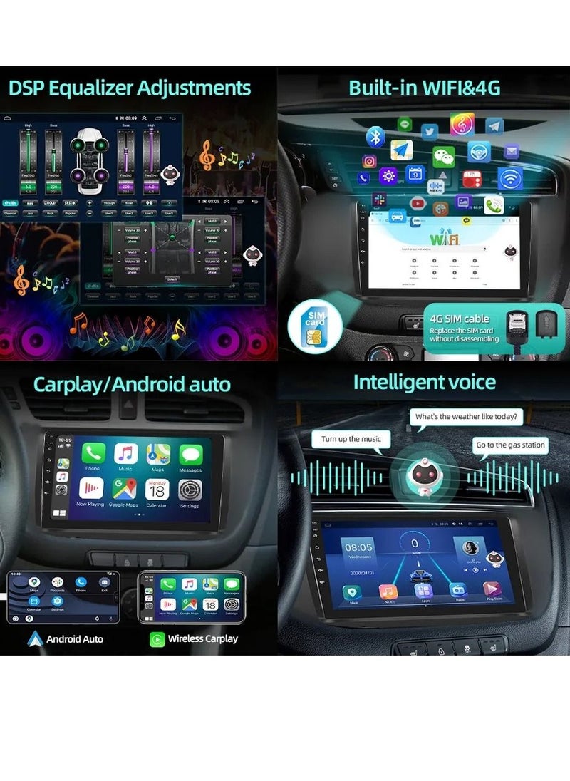 RAYMOS - Android Screen For Mitsubishi Montero Sport 2015 To 2021 4GB RAM Support Apple Carplay Android Auto Wireless QLED Touch Screen AHD Camera included SIM card Support - Image 1
