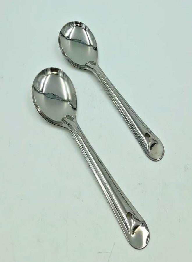 SHLINCO Stainless Steel Serving Spoon, Set of 2 Piece| 23CM - Length| Stainless Steel Serving Spoon Set (Pack of 2) - Image 1