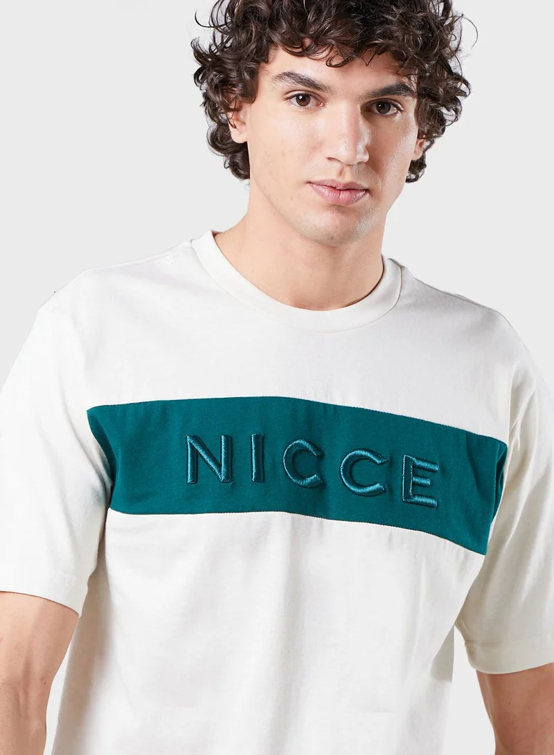 nicce london Mercury Stripe T-Shirt